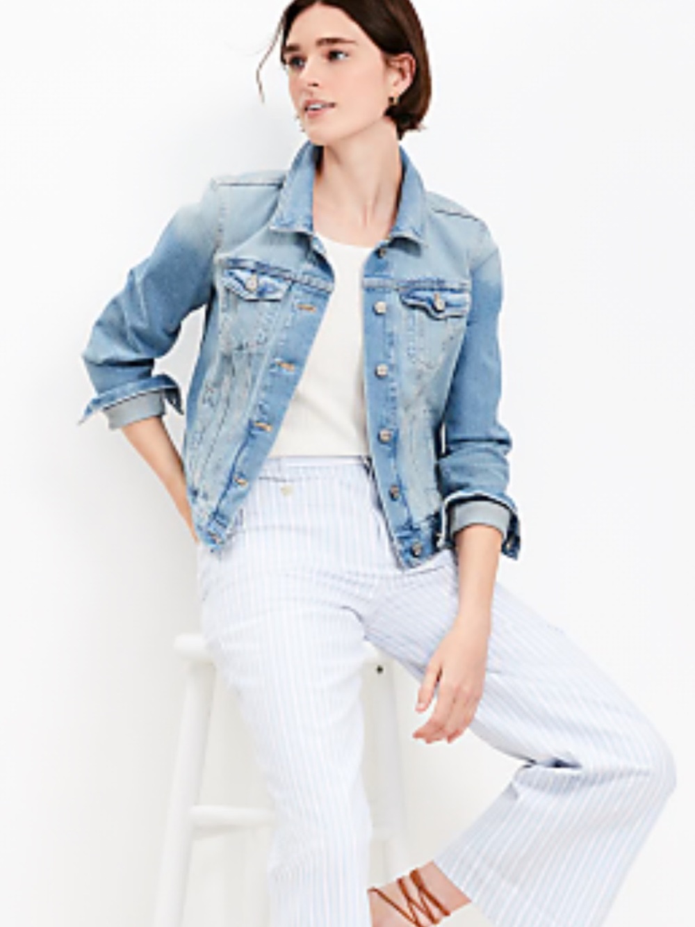 LOFT Trucker Denim Jacket